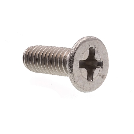 Prime-Line M4-0.70 x 12 mm Phillips Flat Machine Screw, Plain 316 Stainless Steel, 10 PK 9121152